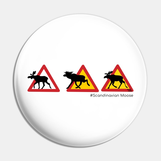 Scandinavia Moose Pin by Aurealis