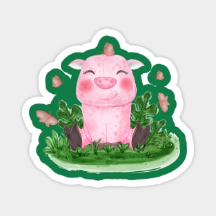 baby Pig Cute Magnet