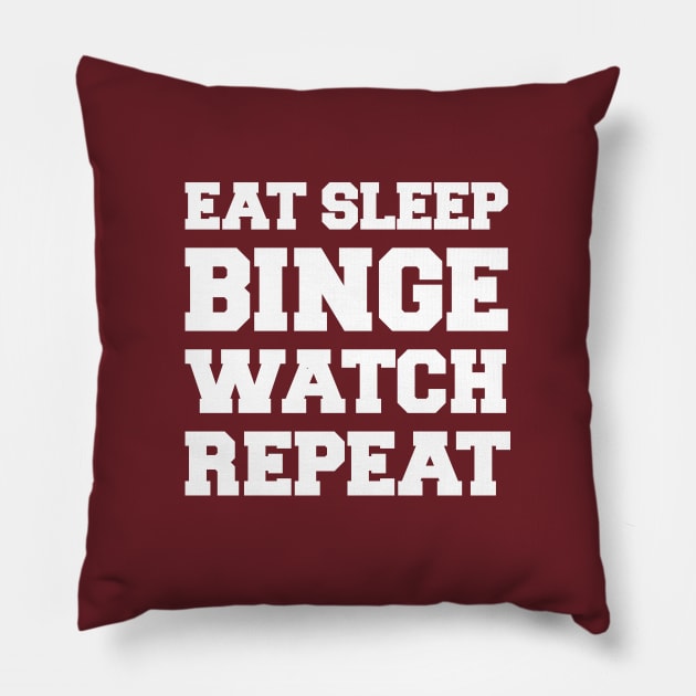 Professional Binge Watcher Pillow by Infectee