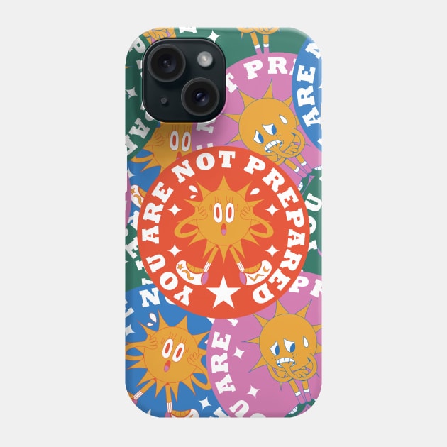 You Are Not Prepared Retro Cartoon Phone Case by Rêves et Histoires 