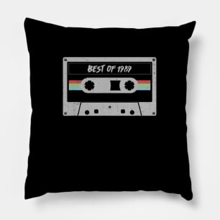 Cassette 31th birthday Gift Men Women Best of 1989 Pillow