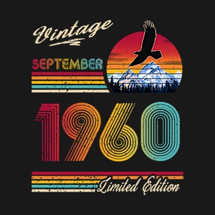 September 1960 Birthday T-Shirt