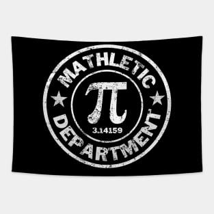 Mathletic Department Funny Mathlete Math Teacher Student Pi Tapestry