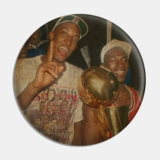 Pippen and Jordan Vintage Pin