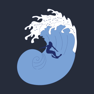 The surfer and the wave T-Shirt