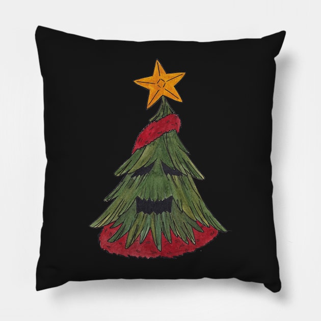 Festive Tree Guardian Don't Starve Fanart Pillow by Myrtille-chan