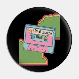 vintage  cassette tape avril lavigne Pin