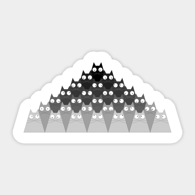 Mountain Cats Cats Sticker Teepublic
