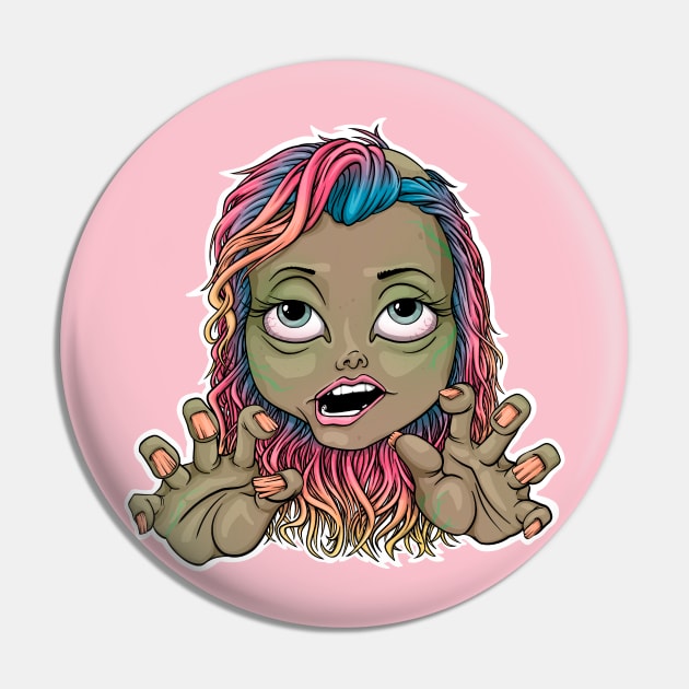 Reva Prisma Zombie emoji Pin by Mei.illustration