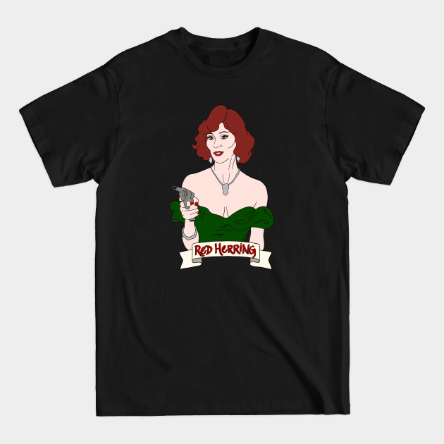 Discover Miss Scarlet and Communism - Clue - T-Shirt