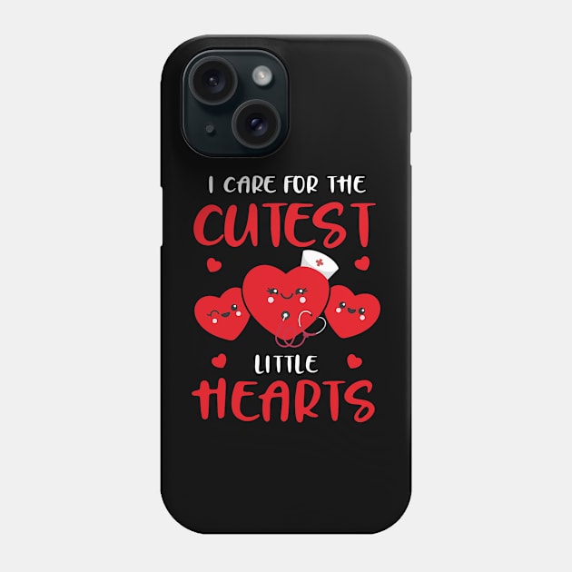 Funny Nurse Valentine’s Day RN ICU ER Women V-Day February Phone Case by jadolomadolo