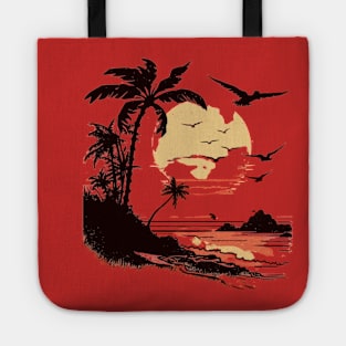 Beachy Sunset - Original Artwork Tote