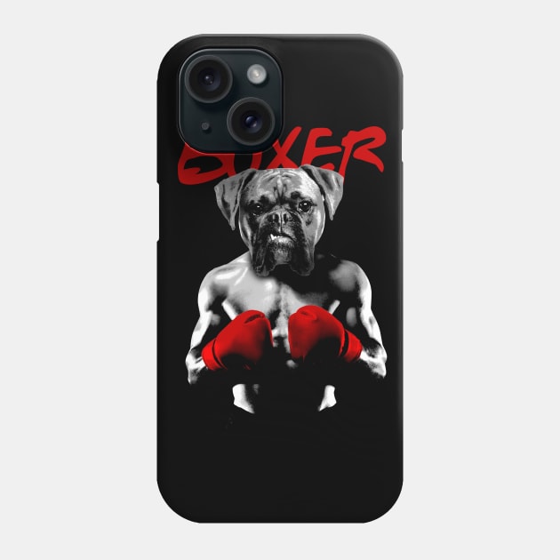 Boxer Phone Case by NakedMonkey