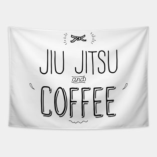 Jiu jitsu and coffee Tapestry