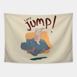 Le jump Tapestry