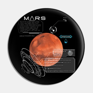 Mars - Planet Infographic Pin