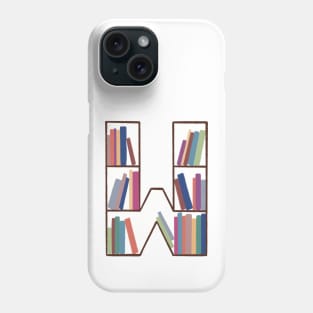 W Bookcase Phone Case