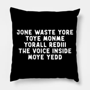 JONE WASTE YORE Funny I Miss You Jone Waste Yore Toye Monme Pillow