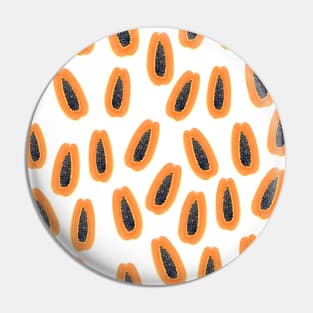 Fresh papaya Pattern Pin