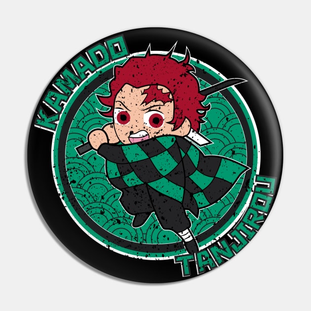 DEMON SLAYER (KIMETSU NO YAIBA): TANJIROU CIRCLE (GRUNGE STYLE) Pin by FunGangStore