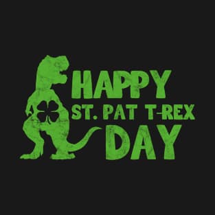 Happy St Pat Trex Day Dino St Patricks Day T-Shirt