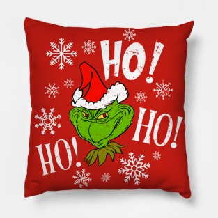 Merry Grinchmas! Ho Ho Ho! Pillow