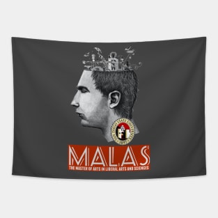 MALAS Transparent Logo (Alternate) Tapestry