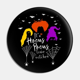 Its Hocus Pocus Time Witches Shirt, Hocus Pocus Shirt, Fall Shirt, Halloween Shirt Pin