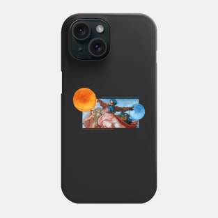 The Creation of the Sun and the Moon by Michelangelo. Phone Case