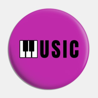 Music - Piano Keyboard Pin