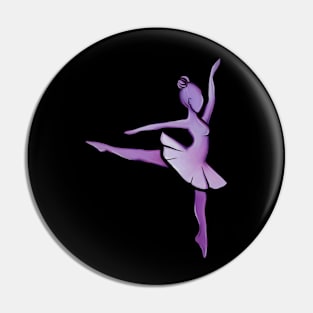 Purple Ballerina Pin