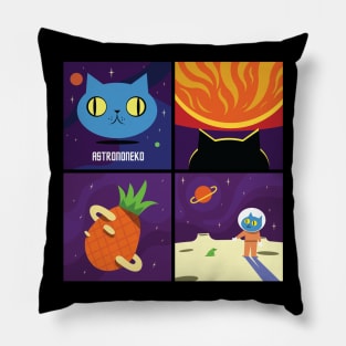 Astrononeko aventure Pillow