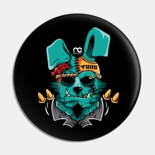 Thug Rabbit Pin