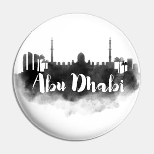 Abu Dhabi watercolor Pin