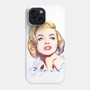 White Fur Session Phone Case