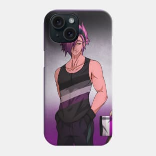 Asexual Pride Colors Phone Case