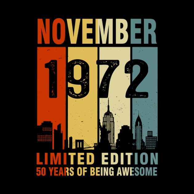 November 1972 Limited Edition 50 Years Of Being Awesome by tasmarashad