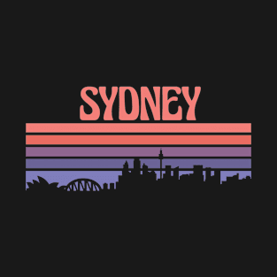 Sydney City Skyline Sunset T-Shirt