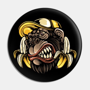 Chimpanzee Banana Pin