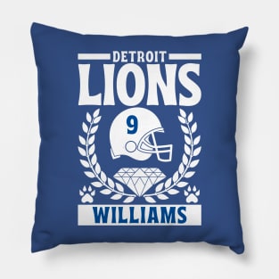 Detroit Lions Williams 9 American Football Pillow