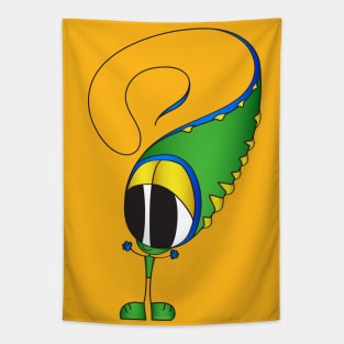 Funny Cartoon Character Tapestry