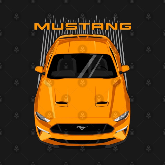 Mustang GT 2018 to 2019 - Orange by V8social