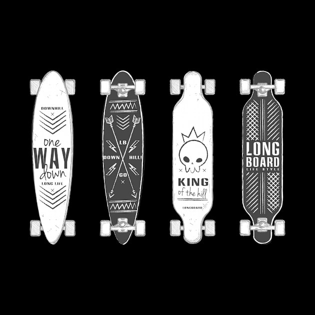Four Skateboards by saigon199x