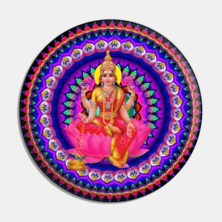 Mandala Magic - Lakshmi's Rainbow Delight Pin