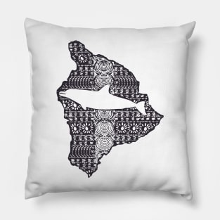 Maori Dolphin in Hawaii Pillow