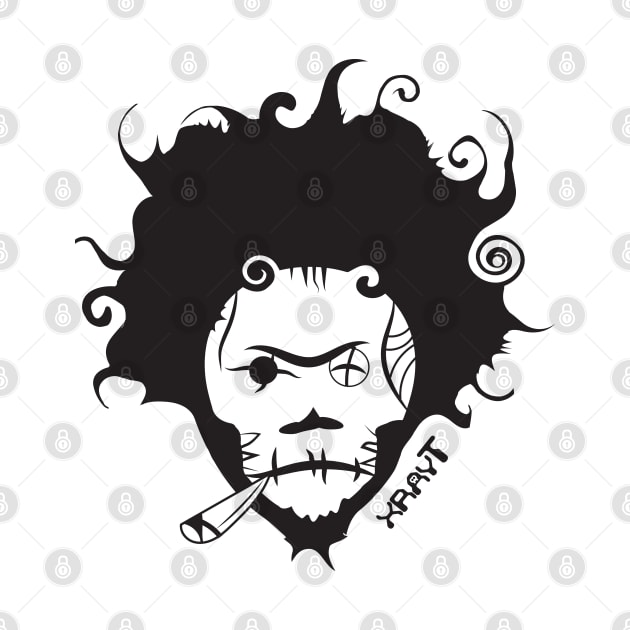 Jimi skull by XrayT