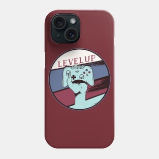 Level Up Gaming Nerds Vintage Retro Style Design Phone Case