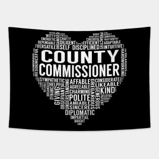 County Commissioner Heart Tapestry