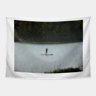 Paddle Boarding on a Lake Tapestry