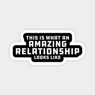 funny relationship Magnet